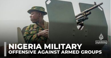 Nigerian military’s effort to combat rebel groups in the Northwest