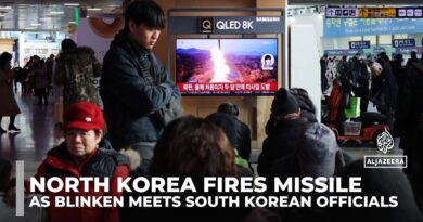 North Korea fires missile as Blinken meets South Korean officials