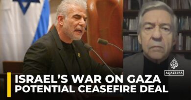 Opposition leader Yair Lapid discusses potential Gaza ceasefire deal at the Knesset