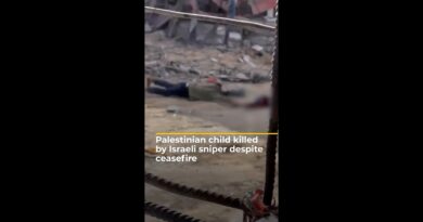 Palestinian child killed by Israeli sniper despite ceasefire | AJ #shorts