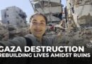 Palestinian journalist Bisan Owda documents the destruction in Gaza