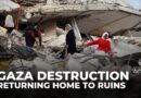 Palestinians in Gaza are returning home to find overwhelming destruction