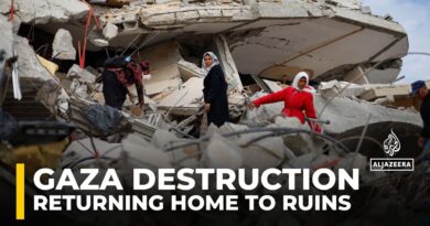 Palestinians in Gaza are returning home to find overwhelming destruction