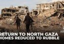 Palestinians return home to widespread destruction in northern Gaza