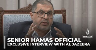 ‘Palestinians were given two choices. To die silently or to die resisting’: Senior Hamas official