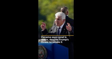 Panama says canal ‘forever’ theirs, despite Trump’s threat of retaking it | AJ #shorts