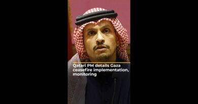 Qatari PM details Gaza ceasefire implementation, monitoring | AJ #shorts