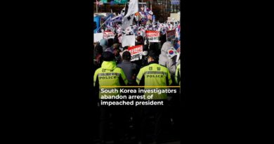 South Korean investigators abandon attempt to arrest president after stand-off | AJ#shorts