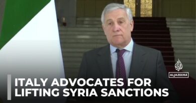 Syria’s political transition: Italy FM calls for sanctions to be lifted