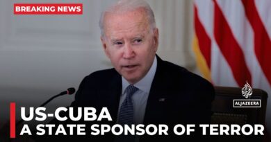 The US has announced the lifting of the designation of Cuba as a state sponsor of terror