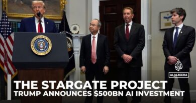 Trump announces $500bn ‘Stargate’ venture to build up AI infrastructure