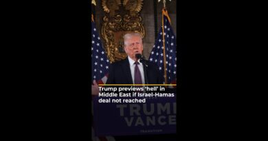 Trump previews “hell” in Middle East if Israel-Hamas deal not reached | AJ #shorts