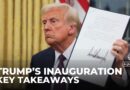 Trump’s inauguration: Key takeaways as Trump sworn in as 47th US president