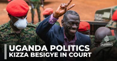 Uganda’s Kizza Besigye appears in military court on terrorism charges