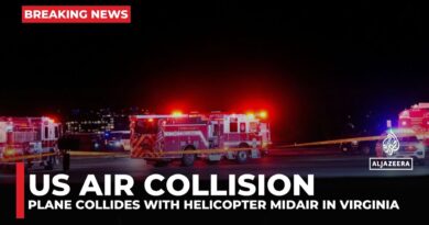 US air collision: Plane collides with helicopter midair in Virginia