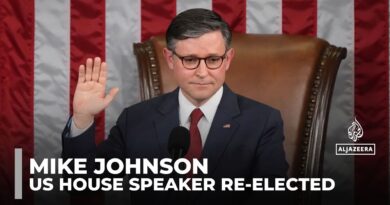 US House speaker vote: Mike Johnson re-elected to position