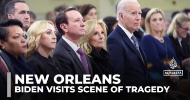 US President Biden paid his respects to victims of New Orleans truck attack