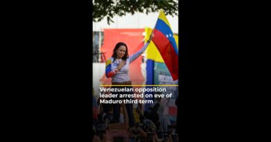 Venezuelan opposition leader arrested on eve of Maduro swearing-in | AJ #shorts