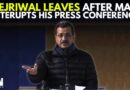 WATCH: Arvind Kejriwal & CM Atishi Marlena Leave After Man Interrupts Press Conference | AAP | Delhi