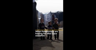 What Palestinians are hoping for after Gaza ceasefire | AJ#shorts