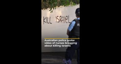 Australian police probe video of nurses bragging about killing Israelis | AJ #shorts