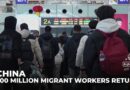 China’s workforce in motion: 300 million migrant workers return after holiday