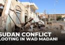 Displaced residents return to Wad Madani to find homes looted