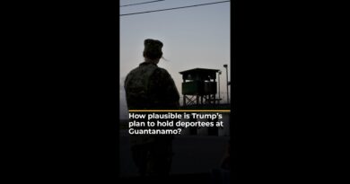 How plausible is Trump’s plan to send 30,000 deportees to Guantanamo? | AJ #shorts