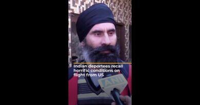 Indian deportees recall traumatic conditions on military flight from US | AJ#shorts