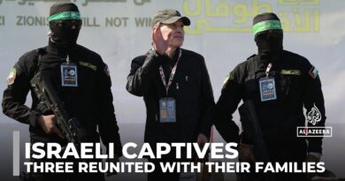 Israeli captives released: Three Israelis reunited with their families