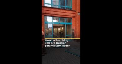 Moscow bombing kills pro-Russian paramilitary leader | AJ #shorts