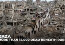 Palestinians search ruins for bodies: More than 14,000 dead beneath rubble of Gaza