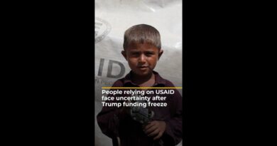 People relying on USAID face uncertainty after Trump funding freeze | AJ #shorts