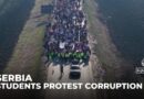 Serbia protests: hundreds march against government corruption