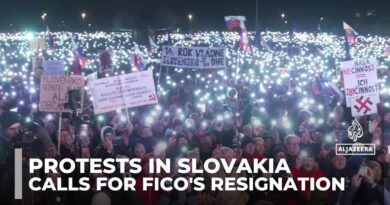 Slovakia anti-govt protests: Prime minister accused of shifting closer to Russia