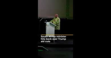 South African minister suggests withholding minerals after Trump aid cut | AJ#shorts