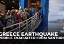 Tourists and residents flee Santorini as earthquakes hit Greek island