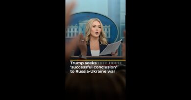 Trump seeks ‘successful conclusion’ to Russia-Ukraine war | AJ #shorts