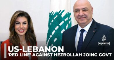 US demands Hezbollah be omitted from Lebanon government