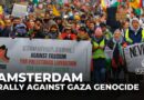 Amsterdam antiracism protesters express solidarity with Palestinians