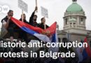 Belgrade: Over 100,000 people join anti-gov’t protests in one of Serbia’s largest rallies to date