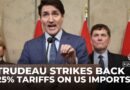 Canada’s retaliatory tariffs: Trudeau announces 25% tariffs on US imports