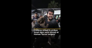 Children killed in strikes Israel says targeted Hamas ‘terror targets’ | AJ #shorts