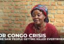 Congolese mother flees to Burundi with her children, urging leaders to bring peace to DR Congo.