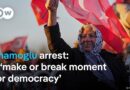 Demonstrators defy protest ban after Turkish police arrest rival to President Erdogan | DW News