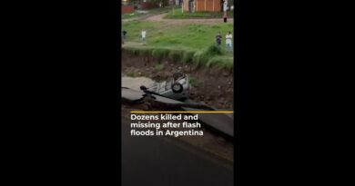 Dozens killed and missing after flash floods in Argentina | AJ#shorts