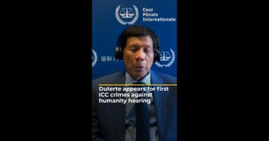 Duterte appears for first ICC crimes against humanity hearing | AJ #shorts