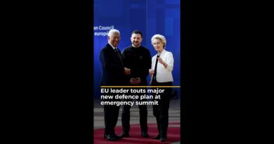 EU leader touts major new defence plan at emergency summit | AJ #shorts