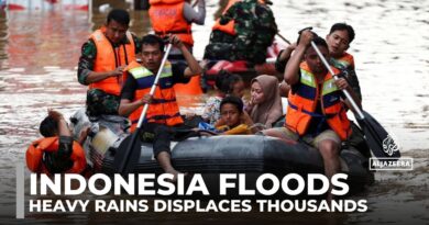 Floods hit Indonesia’s capital, displacing thousands as rescues continue amid heavy rainfall