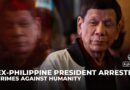 Former Philippine president Rodrigo Duterte arrested for crimes against humanity